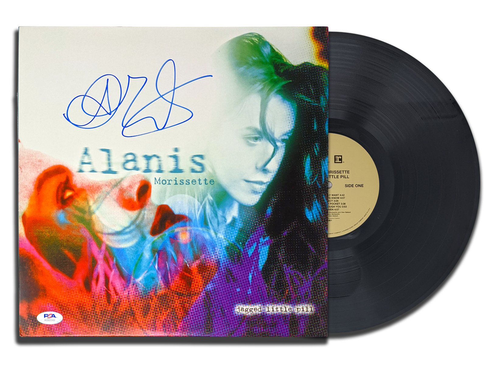 Alanis Morissette Signed Jagged Little Pill Autographed Vinyl Album LP PSA COA