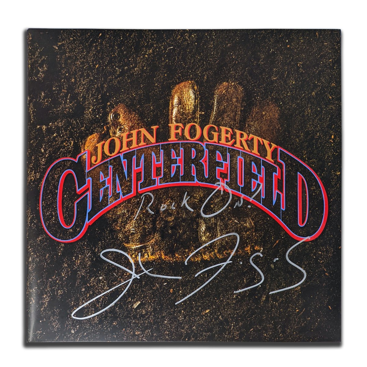 John Fogerty Signed CENTERFIELD Autographed Vinyl Album LP