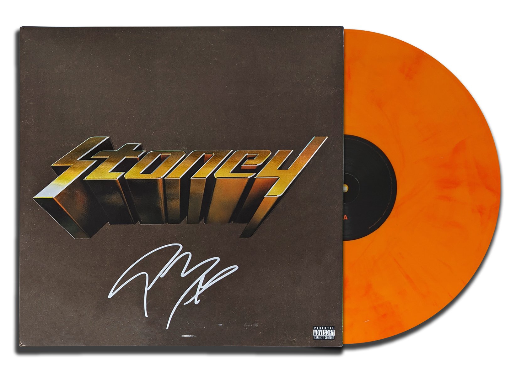 Post Malone Signed STONEY Autographed Vinyl Album LP JSA COA