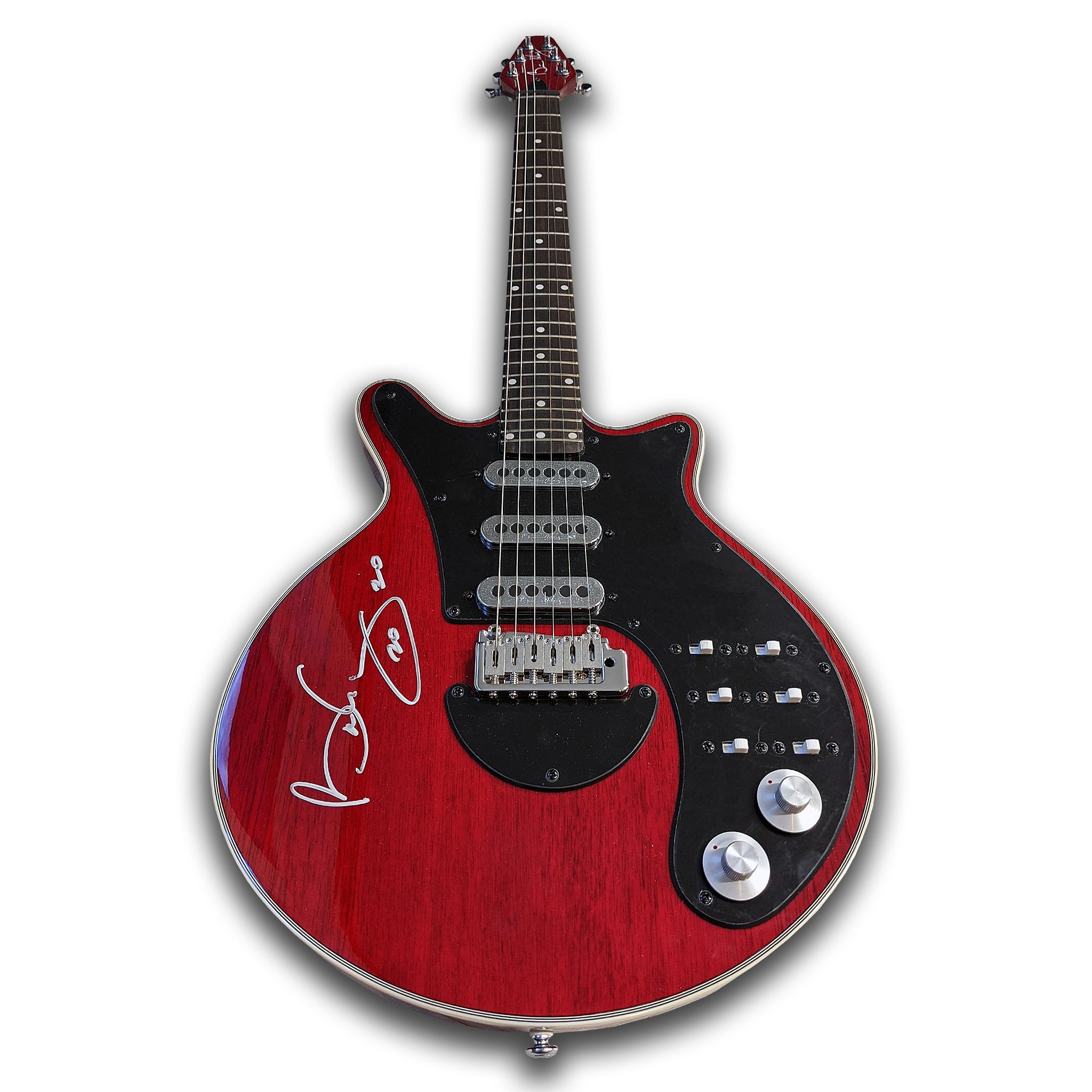 Brian May Queen Signed Replica RED SPECIAL Autographed Guitar