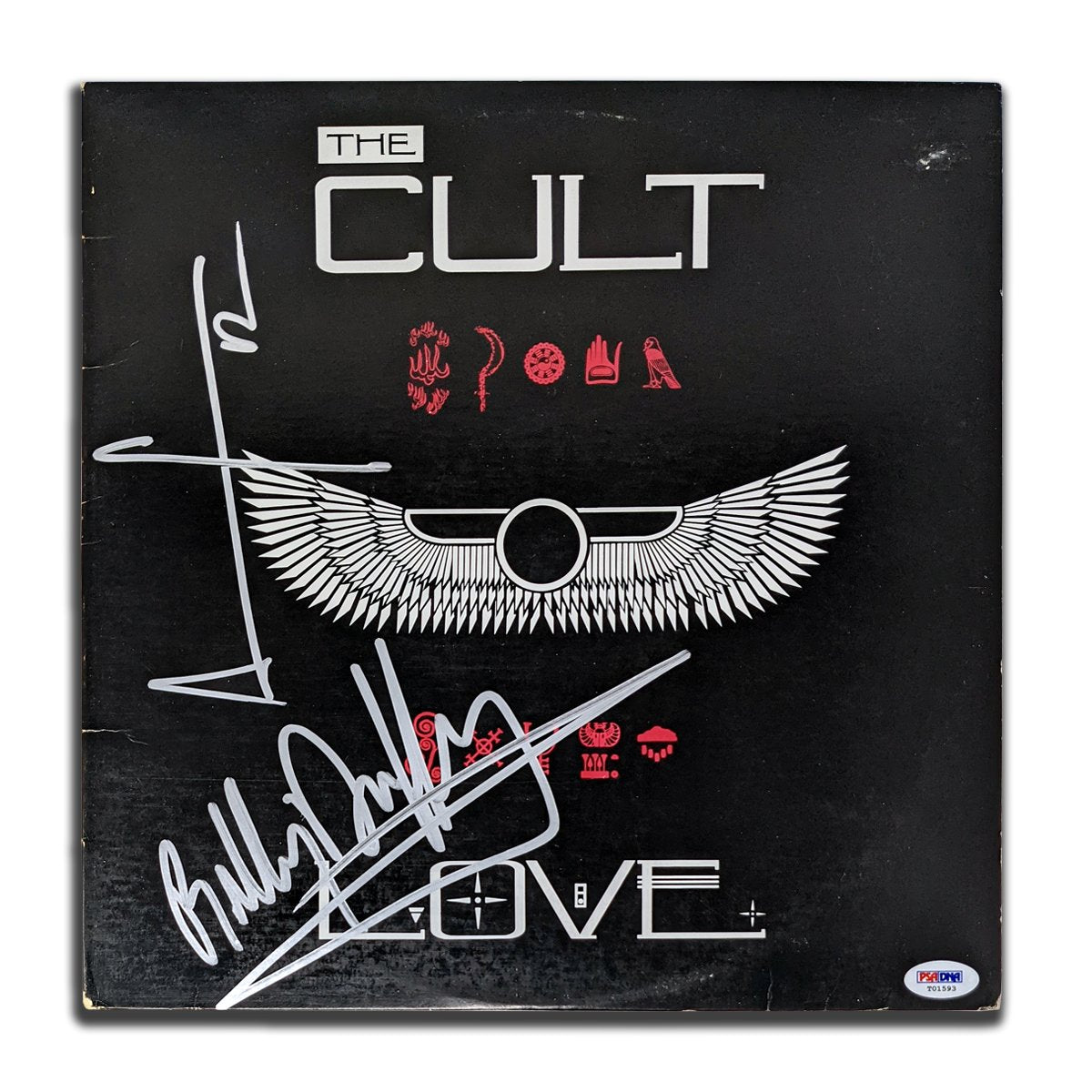 Ian Astbury Billy Duffy Signed The Cult LOVE Autographed Vinyl Album LP PSA COA